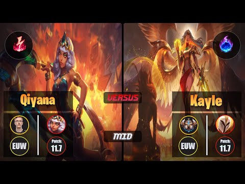 MagiFelix QIYANA (Mid) [Electrocute] VS KAYLE - Challenger EUW Patch 11.7