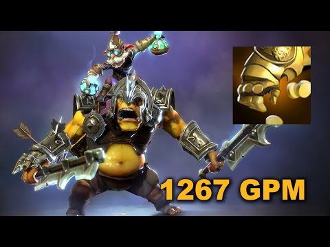 Arteezy Alchemist 1267 GPM EU West MMR Dota 2