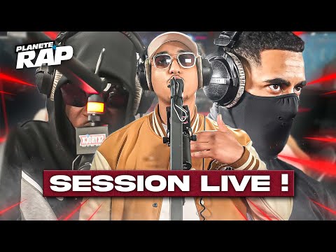 SESSION FREESTYLE avec Nahir, Ashe 22 & Purp ! #PlanèteRap