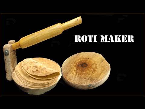 TORTILLA ///How to make Roti Maker/Chapati Maker---using old wooden  chakla belan (rolling pins )