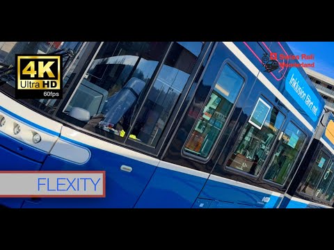 ⭐️ 4K | Flexity Tram Zurich | Exclusive Bonus Cab Ride