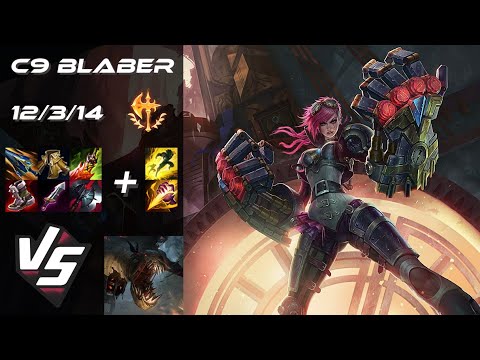 Cloud9 Blaber Vi Jungle vs Fiddlesticks - NA Grandmaster Patch 14.5.1