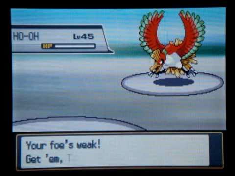 Pokemon Heart Gold and Soul Silver Gotta Catch em All Walkthrough - Part 47 - Ho oh