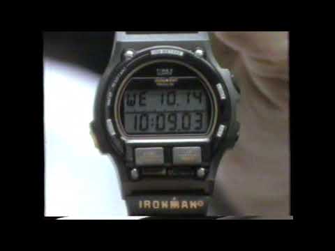 1989 Timex IronMan Watch "Sumo Wrestler tested" TV Commercial