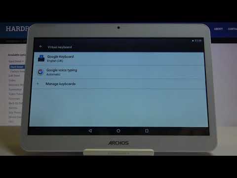 How to Manage Auto Correction on Archos Core 101 3G – Spelling Correction Option