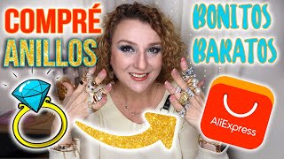 Compré anillos de Aliexpress. Bonitos y baratos. #aliexpress #anillosbaratos
