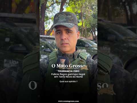 Polícia flagra garimpo ilegal em Terra Nova do Norte #omatogrosso #jornalismo