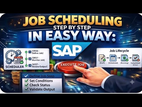 How to Monitor Background Jobs with SM37 in SAP S/4HANA