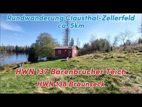 Hwn 138 Braunseck,Hwn 137 Bärenbrucher Teich/Clausthal-Zellerfeld