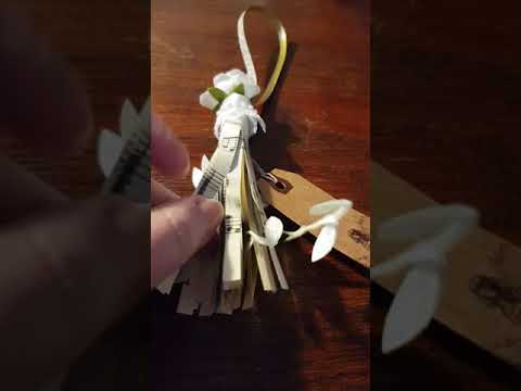 Tassel made of Sheet Music