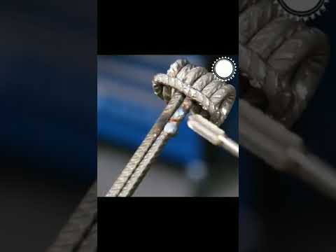 How To Make Rebar Knot Handle - DIY #shorts