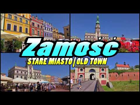 ZAMOŚĆ Stare Miasto - Old Town Zamość - Poland (4k)
