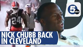 Nick Chubb shares recovery story from 2023 knee injury in Cleveland