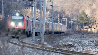 preview picture of video '[Korea Railway] 태백선의 어느 아침. Morning of Taebaek Line. KOREA'