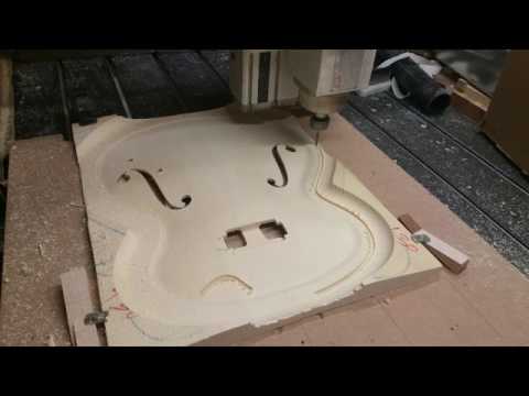 Guitar shop blog Episode 11 Cello F Holes, carving, and reverse catseyes!