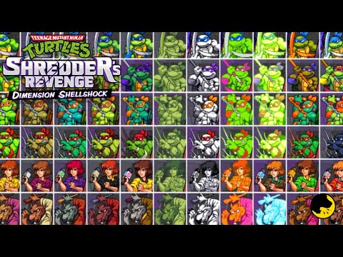 Every Color Palette in Teenage Mutant Ninja Turtles: Shredder’s Revenge | Dimension Shellshock