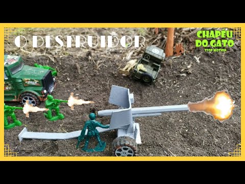 ARMY MEN - The Tank Destroyer Stop Motion