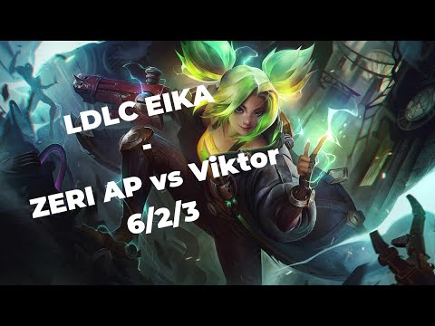 LDLC EIKA - Mid Lane - ZERI AP vs Viktor - S12 | Patch 12.12 - Replay