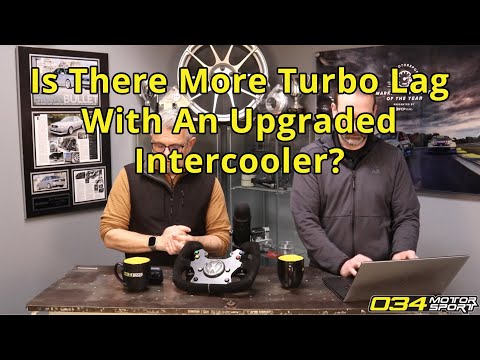 Part of a video titled Is There More Turbo Lag With An Upgraded Intercooler? - YouTube