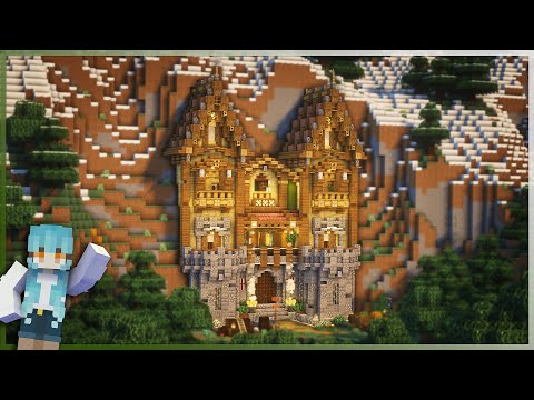 Minecraft: How to a Fortress-Styled Mountain House #22
