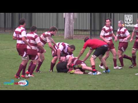 2016 NHRU   Round 4 Prem 1 Highlights   Singleton v University
