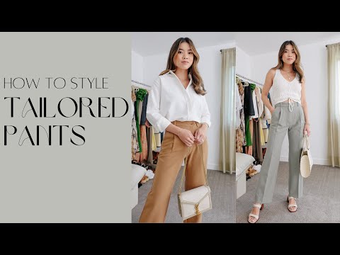 HOW TO STYLE TROUSERS | The Best Abercrombie Tailored...