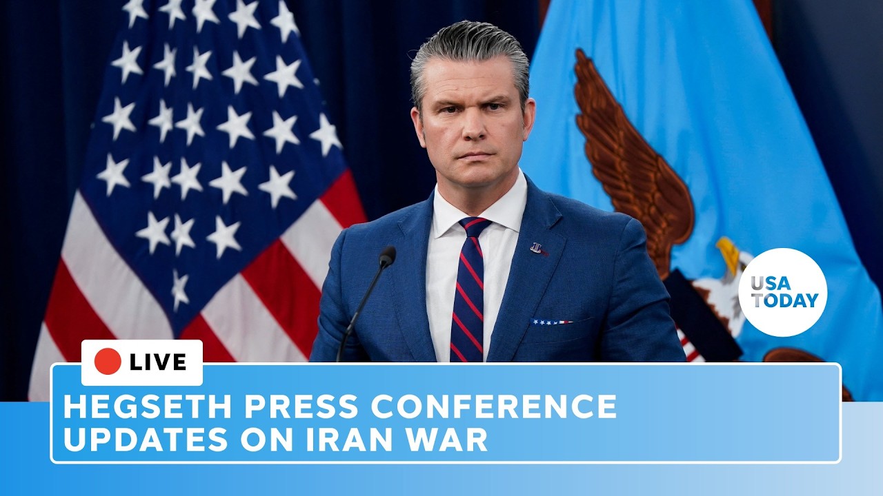Live: Pete Hegseth press conference provides Iran war updates from Pentagon