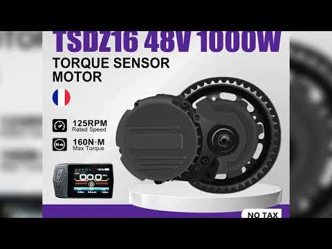 A must-have product! Mid Drive Ebike Kit Tongsheng  TSDZ16 Motor 48V 1000W Motor Electric Bicycle