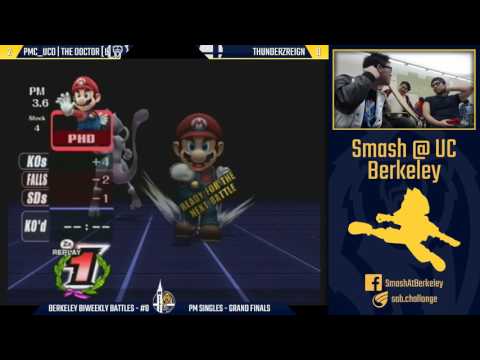 Berkeley Biweekly Battles #8 - PM Singles Grand Finals: PMC_UCD | The Doctor vs ThundeRzReiGN