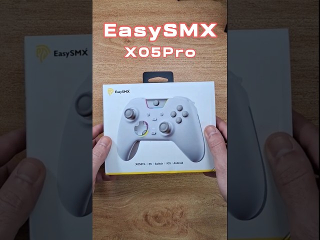 Vídeo relacionado con EasySMX D05 Mando PC Inalambrico con Base de Carga - RGB Luz - Hall Joystick - Hall Trigger, Gamepad con 1000 mAh Batería Recargable- Vibración - Turbo- para PC/Switch/Móvil - Negro