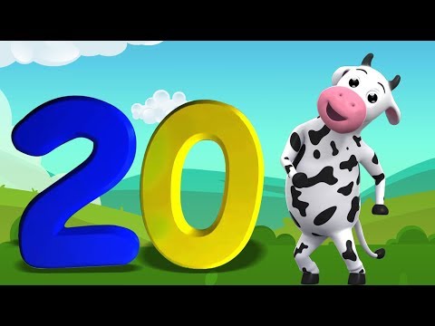 1 a 20 números canção | 1 To 20 Number Song | Kids Baby Club Português | Vídeo Para Crianças