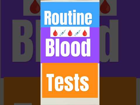routine blood tests #bloodtest #labtest #cbc #coagulation #lft #liverfunction #shorts #tft #blood