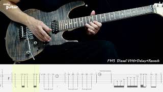 Avenged Sevenfold - Hail To The King Guitar Solo Lesson With Tab(Slow Tempo)