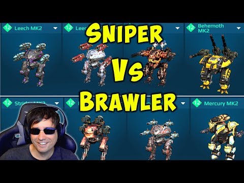 SNIPER VS BRAWLER - 2 Hangars Compared Mk2 Gameplay War Robots Live WR