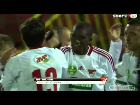Ibrahima Sidibe gólja a DVSC-Teva - MVM-Paks mérkőzésen