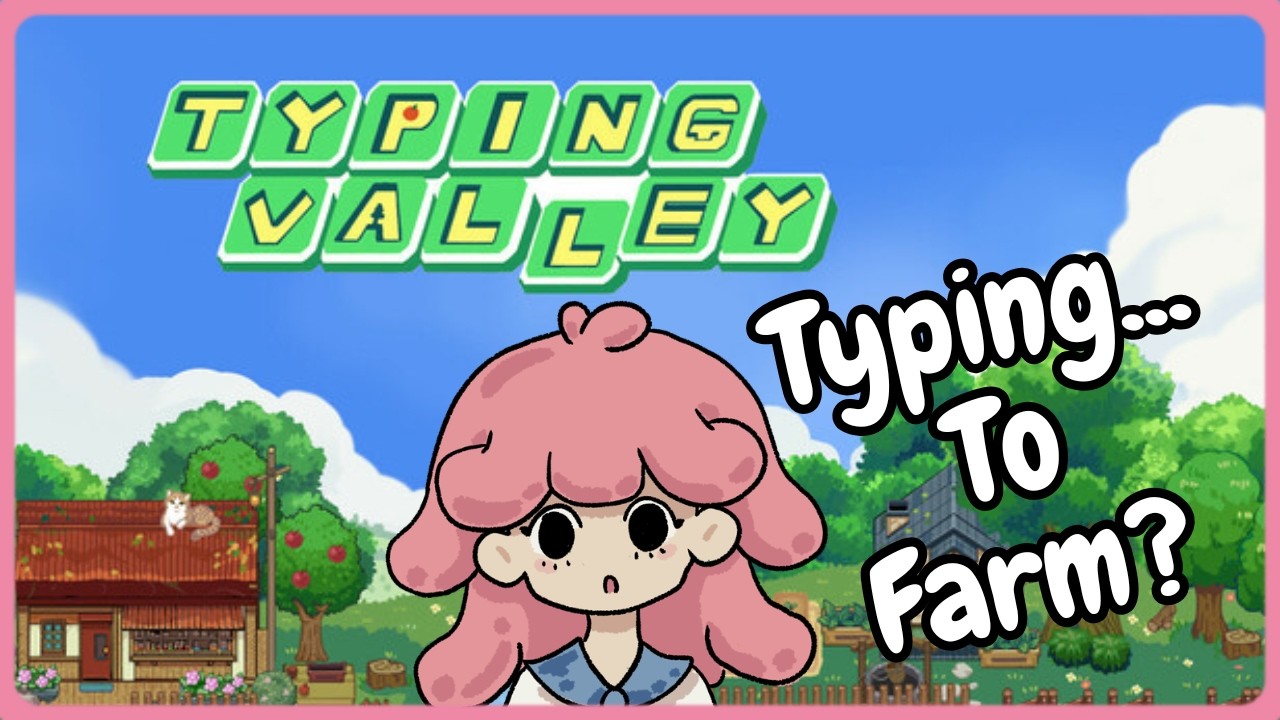 A Cozy Typing Farming Game 🌾✨/ Typing Valley Demo
