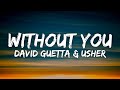 David Guetta & Usher - Without You (Lyrics)