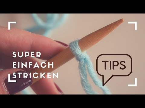Maschenanschlag ohne Anfangsknoten stricken #stricktipps