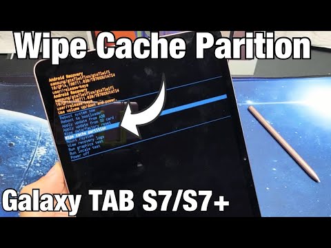 Galaxy TAB S7/S7+: How to Wipe Cache Parition