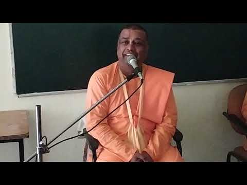 Gita class- Sharada nursing college-bangalore-Sankarshan Nitai das