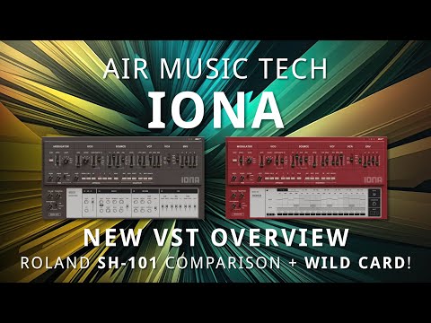 Air Music Tech - IONA NEW SH-101 VST Plus Roland Comparison and Behringer MS-1 Wild Card