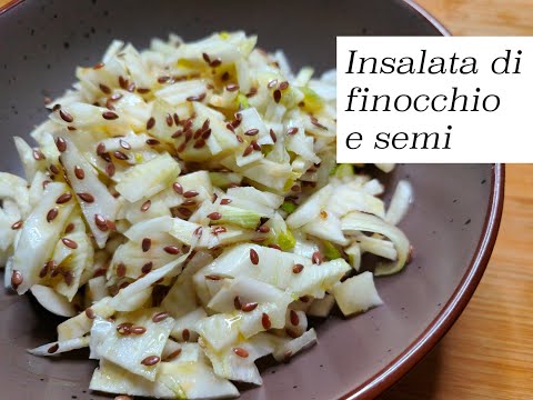 Insalata di finocchio e semi