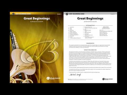 Great Beginnings, by Michael Kamuf – Score & Sound