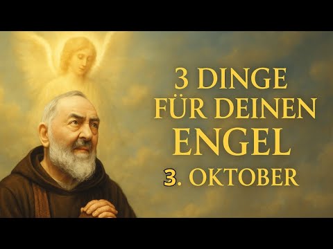 Pater Pio lehrt: Tu diese 3 Dinge für deinen Schutzengel (3. Oktober – Tag der Engel)