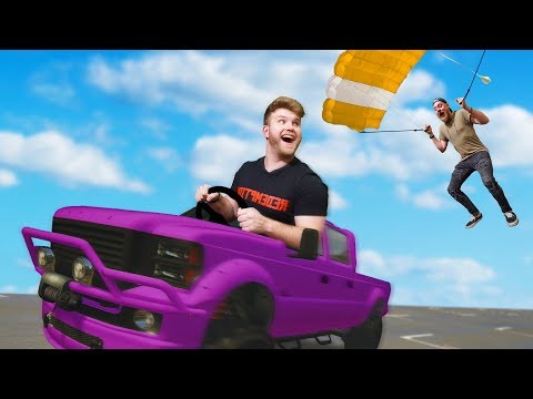 PARACHUTE INTO THE MOVING VEHICLE CHALLENGE! | GTA5 Video