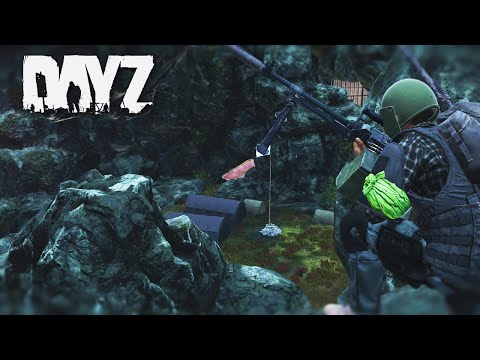WE LIVED in a UNDERGROUND CAVE BASE in DayZ!!