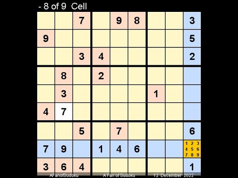 How to Solve The Hindu Sudoku Hard December 12, 2022