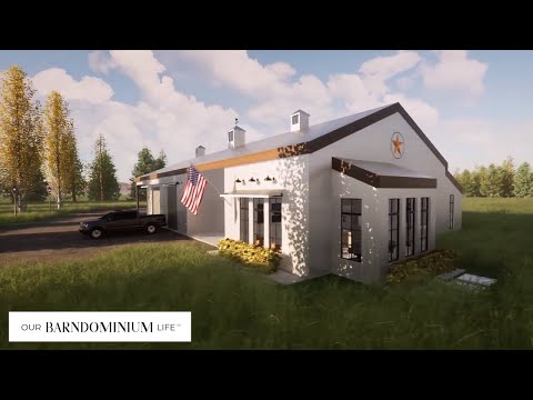 Amazing Barndominium Floor Plan Fly-thru!