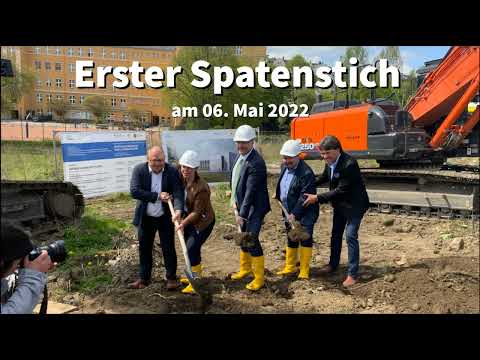 Erster Spatenstich neue Lessing-Turnhalle 220506