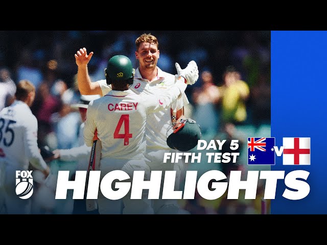 Aussies Seal 4-1 Ashes Series 😤 Australia vs England Highlights | Test 5, Day Four | Fox Cricket